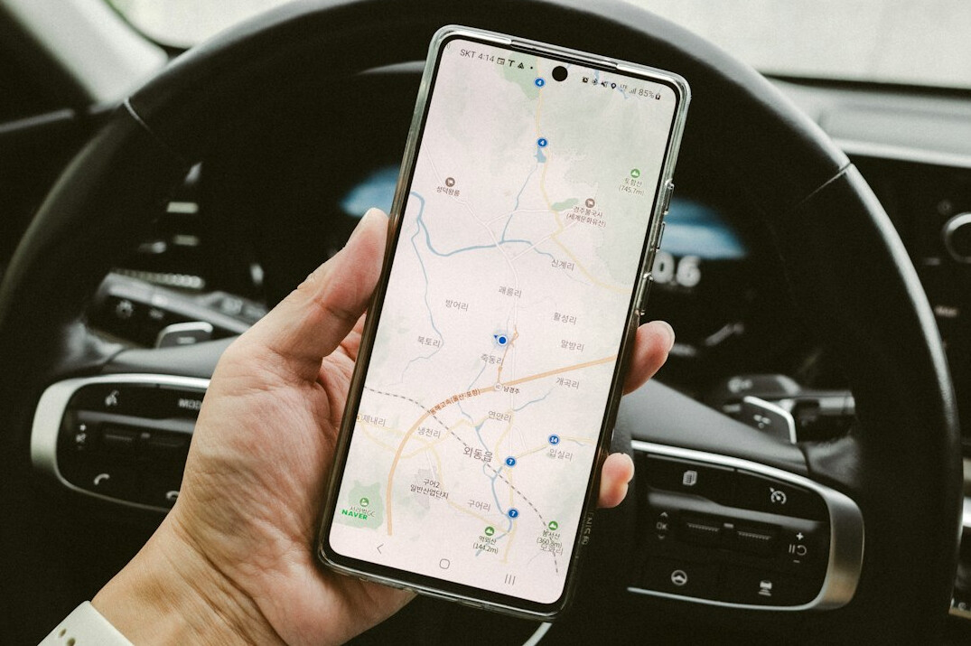app screen for car booking