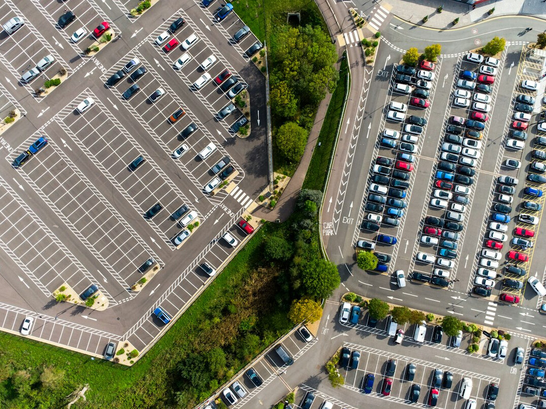 car fleet parking lot