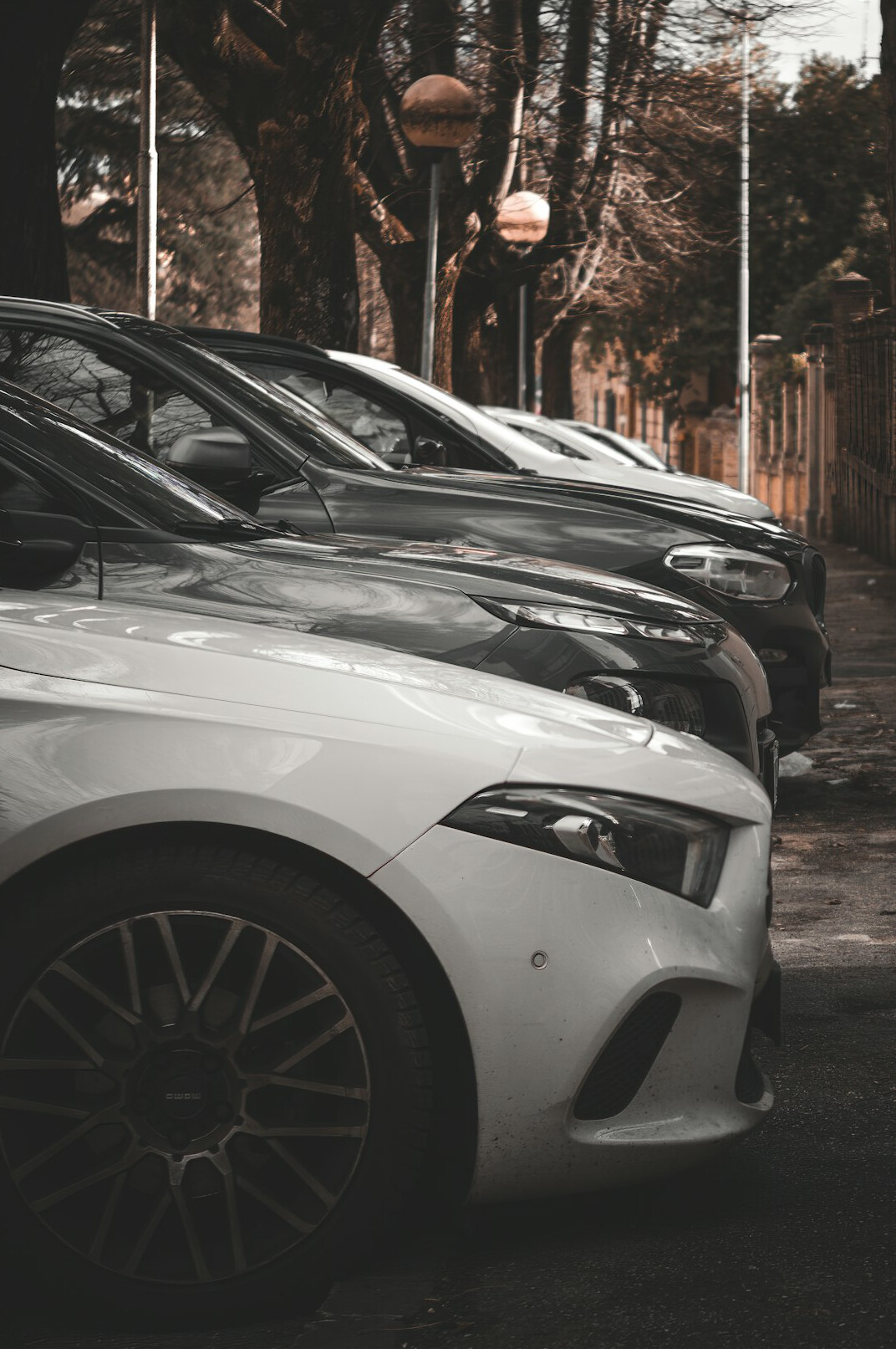 fleet of rental cars